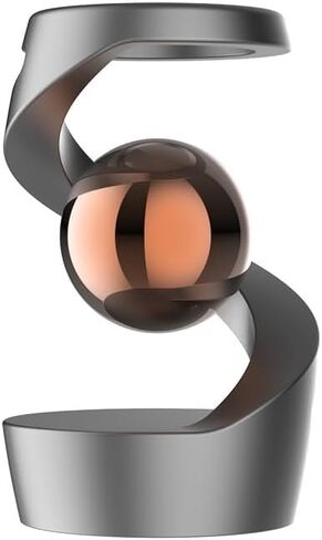 Generic Aerospace Aluminum Adult Fidget Spinner: Optical Illusion Desk Toy, Gravity-Defying Metallic Shape, Stainless Steel Sphere, Stress Relief Kinetic Sculpture (Silver Silver) in Saudi Arabia