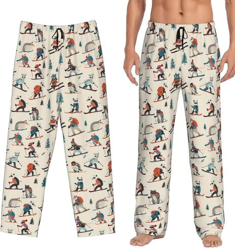 Men's Pajama Pants Pjs Bottoms With Pockets Sleep Lounge Pants For Men in Kuwait