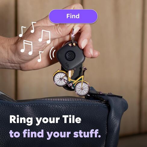 Tile by Life360 Mate (2024) متعقب بلوتوث، وباحث عن المفاتيح ومحدد موقع العناصر للمفاتيح والحقائب والمزيد. مكتشف الهاتف. متوافق مع كل من iOS وAndroid. عبوة واحدة (أسود) in Kuwait