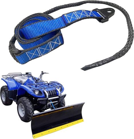 حزام المحراث لونش ATV UTV مقاس 64 بوصة، قوة شد عالية 4500 رطل، حزام رفع محراث الثلج عالي التحمل للروافع القياسية أو العريضة in Kuwait