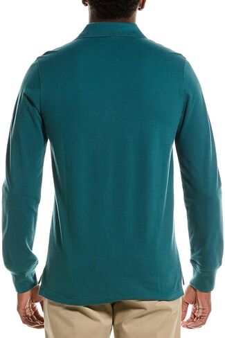 Brooks Brothers Mens Slim Fit All Mesh Cotton Long Sleeve Polo Shirt, in Saudi Arabia