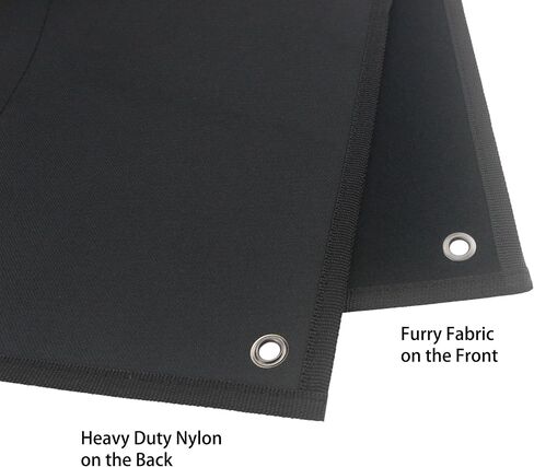 Tactical Patch Display Panel Holder Board for Military Army Combat Morale Uniform Hook and Loop Emblems, 43 Inches x 27.5 Inches (Large), with 1 Flag Patch Included in Kuwait