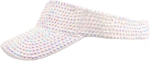 Hat Women's Summer Rhinestone Set with Empty top hat Point Drill Visor Fashion Sun Protection Cap Without top in Saudi Arabia