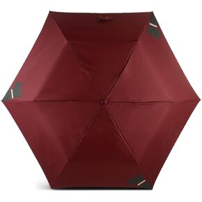 RADLEY London – Face to Face- Superlite Responsible Foldable Umbrella (Merlot)
