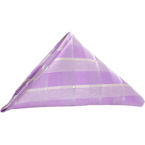 Jacob Alexander Checkered Pattern Pocket Square Handkerchief