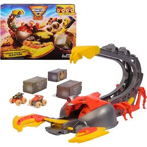 Monster Jam Mini, El Toro Loco Venom Velocity Scorpion Playset, 2 Exclusive Die-Cast El Toro Loco and Max-D Monster Truck, Kids Toys for Boys Ages 3+