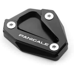 Motorcycle Side Stand Extension Kickstand Plate Compatible With Ducati Panigale V2 2020 2021 2022 2023 | Foot Pad Support Panigale-V2 Accessories (red)