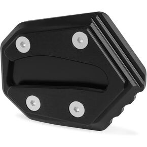 CHIFUN Kickstand Extender Enlarger Pad Side Stand Extension Plate Replacement for Kawasaki W800 W 800 2019-2022 Side Parking Stand Foot Pad (Black)