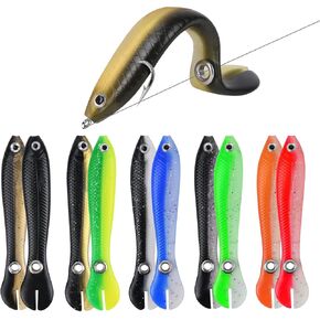 Ainiv Bionic Fishing Lure, Soft Bionic Fishing Lures Kit Creative Lifelike Mock Lure Can Bounce Fishing Accessory for Freshwater & Saltwater, Suitable for Fishing Lovers Outdoor