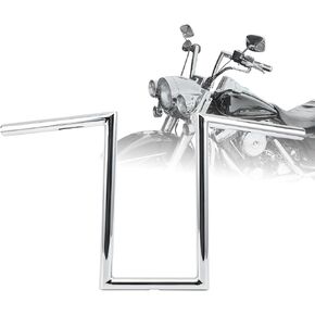 6" Z-Bar Chrome Sportster Handlebar is compatible with 2007-up Harley Sportster XL883 & XL1200 Models, 2006-2017 FXDB & 1996-2005 Dyna FXDWG Models