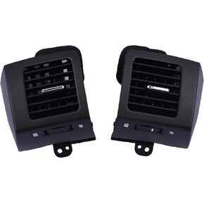 2Pcs Dashboard A/C Outlet Air Vent Panel Cover Left & Right Side Compatible with Toyota Land Cruiser Prado 120 / Lexus GX470 2003-2009 Dash Air Conditioner Deflector Outlet Vent