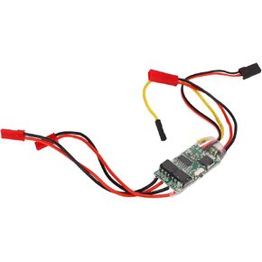 HERCHR RC Brushed Motor Speed Controller 2s‑3s Lipo 5A Brushed ESC DC6V-14V Mini Speed Controller for RC Boats Aircraft Airplane