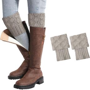 Leg Warmers - Boot Socks for Women, 1 Pair Boot Cuffs Topper for Women Winter Leg Warmer Socks, Ankle Warmers