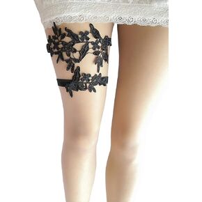 Wedding Garters for Bride Lace Garter Set Wedding Garter Belt Flower Floral Design Bridal Garter Set for Wedding