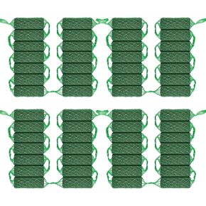 56 PCS Floral Foam Garland for Flowers, 36.75 Ft Flower Sponge Blocks Kit for Wet Dry Fresh Flowers Arrangement Green Floral Foam Blocks for Wedding Garden Home Decor Craft, 4 Set