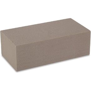 FloraCraft Floral Desert DryFōM Block 3.9 Inch x 5.9 Inch x 11.9 Inch Brown