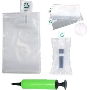 Packaging Air Bags,Inflatable Air Packaging Protector Bag Foam Pouches,Bubble Cushioning Wrap,Cushion Foam Pouch for Moving,6x6 Inches,50 Pieces