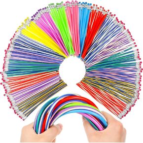 Ctosree 300 Pcs Colorful Bendy Pencils 3 Styles Flexible Soft Pencil Bendable Pencils with Eraser for Kids Students School Classroom Supplies Party Favor Novelty Gifts and Reward