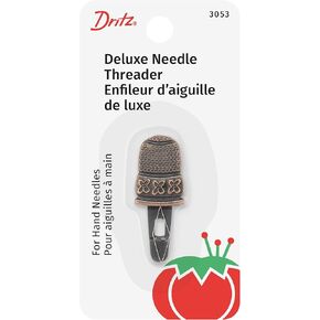 Dritz 3053 Deluxe Needle Threader , Brown