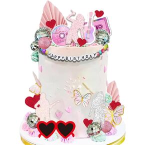 Music Singer Cake Topper for Music Fans Music Theme Cake Decoration