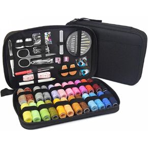 Sewing Kit for Adults,97 PCS Needle and Thread Kit for Sewing,Professional Sewing Supplies Accessories with Tailor Scissors,Thread Snips and More for Travel Home Beginners