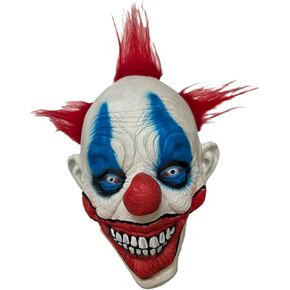 Clown Mask,Halloween Mask,Realistic Halloween Parties,Creepy Scary Mask, Adult Cosplay Scary Clown Mask Props