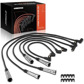 A-Premium Spark Plug Wire Compatible with Volkswagen Eurovan 1992-1995, Transporter 1992-1993, 2.5L