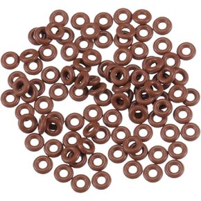 Car Universal O Ring Seal Gasket 9mm ID x 1.5mm CS Durable | Inside Faucet Repair Trucks Suvs Trailer Tube Sealing, Brown with Box 100pcs