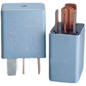 Set of 2PC 5PIN 12VDC Multi-Purpose Relay RC-5102 39794-S10-003 for Honda for Acura Accord Civic CR-V