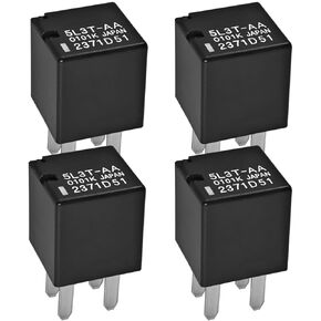 Relay 5L3T-AA (Pack of 4) - 4 Pins12VDC 20A Automotive Oil Pump Starting Relay