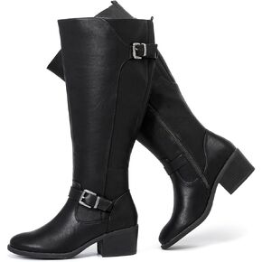 Luoika Women's Extra Wide Calf Knee High Boots, Wide Width Winter Tall Boots.