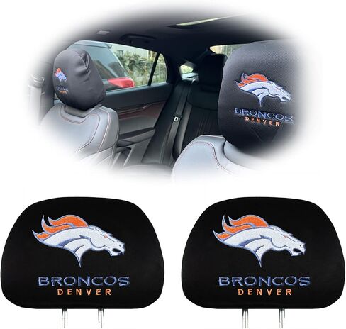 EsEntL Pcs of Embroidery Bears Car Headrest Covers Accessories Fit Cars,SUVs,Pickup Trucks(CB) in Saudi Arabia