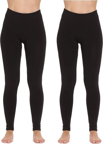 Just Love Fleece Lined Seamless Leggings for Women High Waist (Pack of 2) in Saudi Arabia