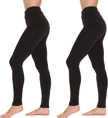 Just Love Fleece Lined Seamless Leggings for Women High Waist (Pack of 2) in Saudi Arabia