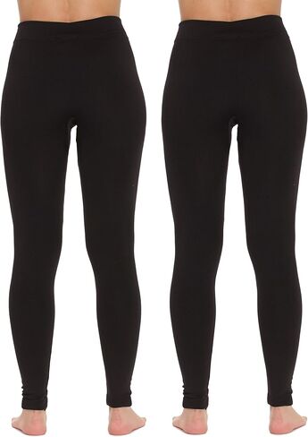 Just Love Fleece Lined Seamless Leggings for Women High Waist (Pack of 2) in Saudi Arabia