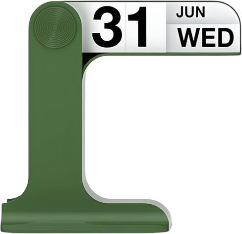 Flip Perpetual Calendar, Desk Calendar 2024-2025 For Daily Office Home Decor Desk Ornament Desk Accessories Home Office Decor Monthly Weekly Daily Desktop Perpetual Calendar (Beige) in Kuwait