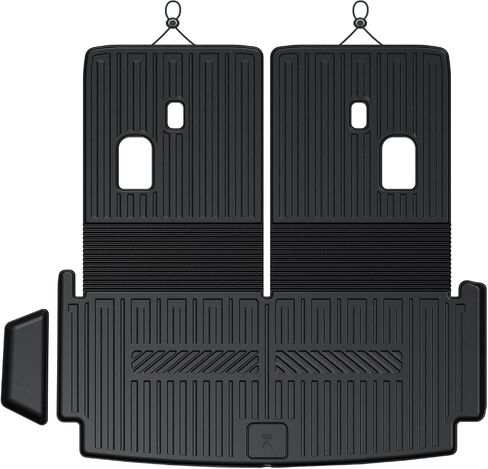 Cargo Mat with Backrest Mats 2-in-1 for Acura MDX 2022-2025, All-Weather TPE Protectors Cargo Liner Seat Back Cover for 2024 2025 Acura MDX Accessories(Cargo Mat with Backrest Mats) in Saudi Arabia