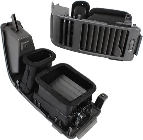 COOL STAR 2Pcs Gray Dashboard A/C Vent Panel Compatible with Nissan Armada Titan 2004-2007 Compatible with Infiniti QX56 2004-2007 Replaces 68420-7S000 68420-9FD0B Left & Right Side AC in Kuwait