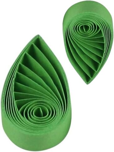 Green Toned Quilling Paper Strips 5mm in Shades of Green-120pc/set 21inch Length-Quilling Strip Set Pastel-Colored (Gradient Green) in Kuwait