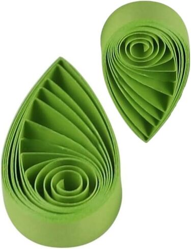Green Toned Quilling Paper Strips 5mm in Shades of Green-120pc/set 21inch Length-Quilling Strip Set Pastel-Colored (Gradient Green) in Kuwait