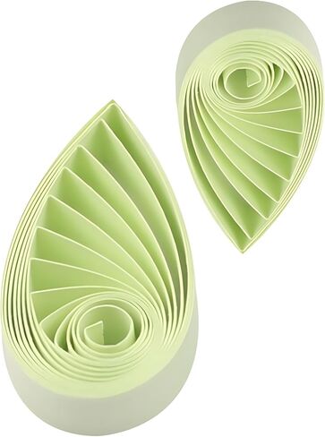Green Toned Quilling Paper Strips 5mm in Shades of Green-120pc/set 21inch Length-Quilling Strip Set Pastel-Colored (Gradient Green) in Kuwait