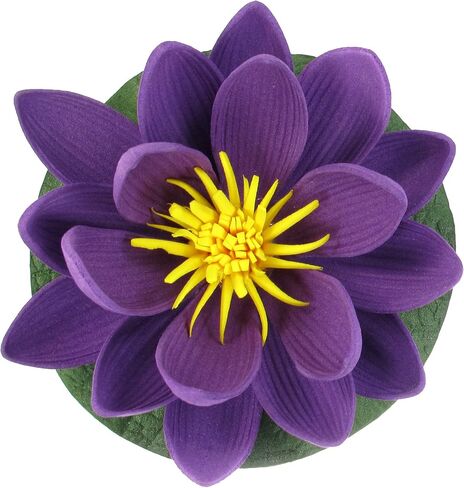 Artificial Realistic Floating Lotus Flowers for Pond Pool, Beautiful Lifelike Water Lilies for Fountain Garden Decoration in Saudi Arabia