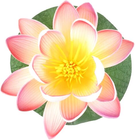 Artificial Realistic Floating Lotus Flowers for Pond Pool, Beautiful Lifelike Water Lilies for Fountain Garden Decoration in Saudi Arabia