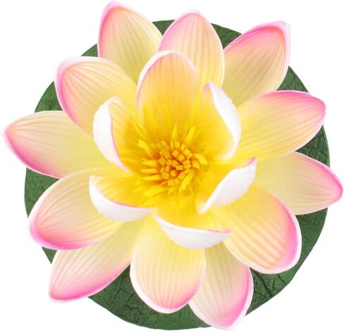 Artificial Realistic Floating Lotus Flowers for Pond Pool, Beautiful Lifelike Water Lilies for Fountain Garden Decoration in Saudi Arabia