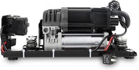 مضخة ضاغط تعليق هوائي متوافقة مع BMW 37206789450 F01 F02 F04 F11 535i 550i 740i 740Ld 750i 760Li Alpina B7 (ضاغط طراز جديد + قوس + كتلة صمام) in Saudi Arabia