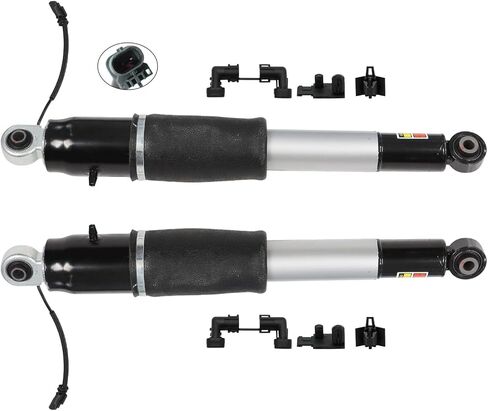 Pair of Rear Shock Dampeners Compatible with 2015-2021 Escalade ESV Suburban Tahoe Yukon XL 5.3L 6.2L V8 Black 84176675 23267007 23290661 23151122 in Saudi Arabia