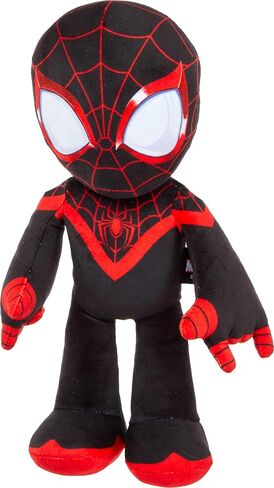 Mattel Marvel Plush Talkers Soft Toy, 11.75-Inch Spider-Man Figure with 10 Sounds & Phrases, Collectible Plush Doll in Saudi Arabia
