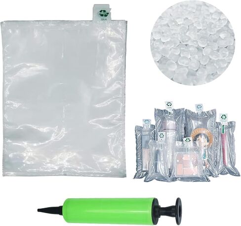 Packaging Air Bags,Inflatable Air Packaging Protector Bag Foam Pouches,Bubble Cushioning Wrap,Cushion Foam Pouch for Moving,6x6 Inches,50 Pieces in Kuwait