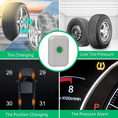 أداة إعادة ضبط VXDAS TPMS لأداة إعادة ضبط جهاز استشعار ضغط الإطارات Ford متوافقة مع F-150، Mazda، Lincoln، Mercury - إصدار 2023 (8C2Z-1A203-A) in Kuwait