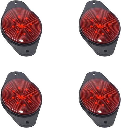 LED Side Marker Lights,12V Amber/Yellow Round Clearance Mark Lights Pickup Truck Signal Light Taillight for Trailer Car Camper in Saudi Arabia